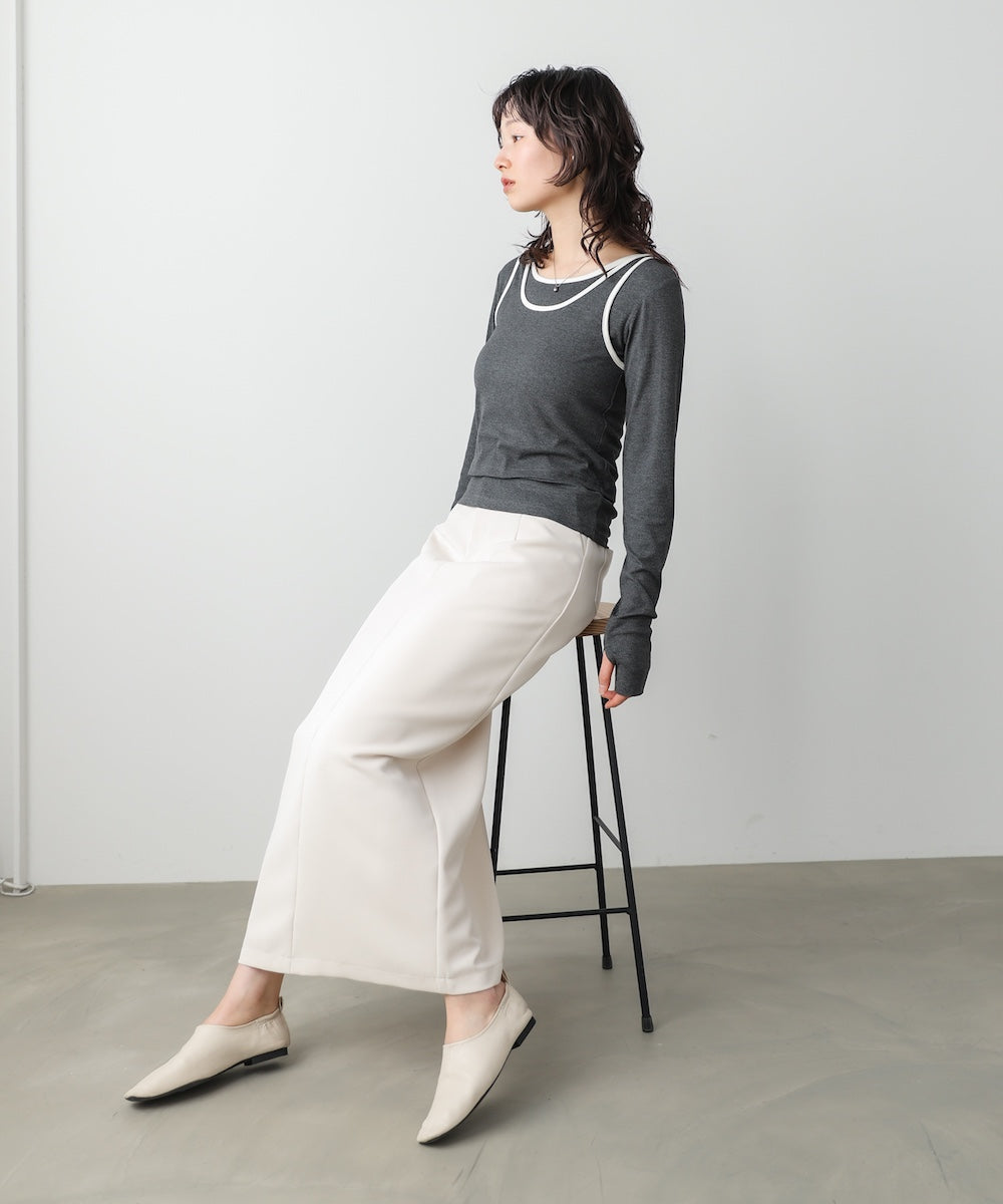 パイピングリブトップス&タンクSET