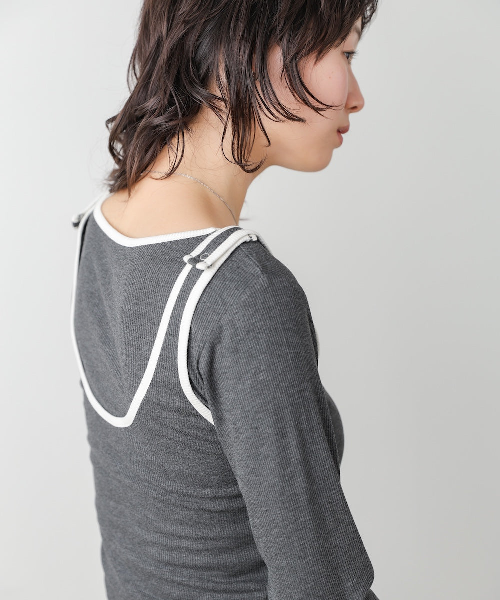 パイピングリブトップス&タンクSET