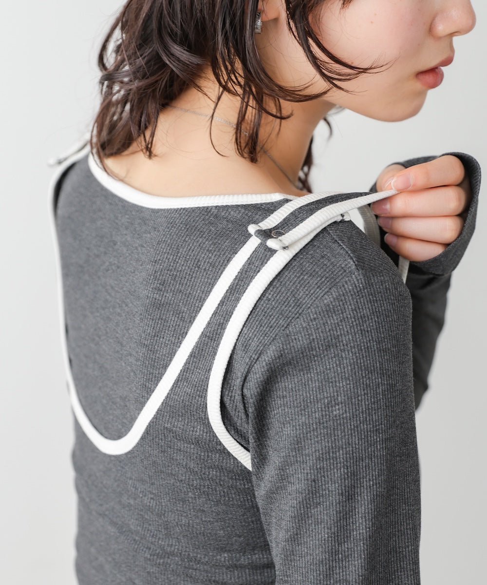 パイピングリブトップス&タンクSET