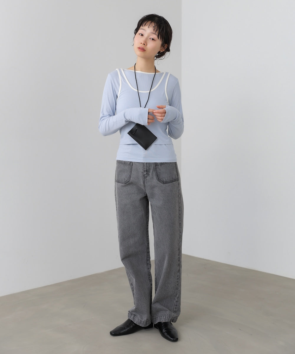 パイピングリブトップス&タンクSET