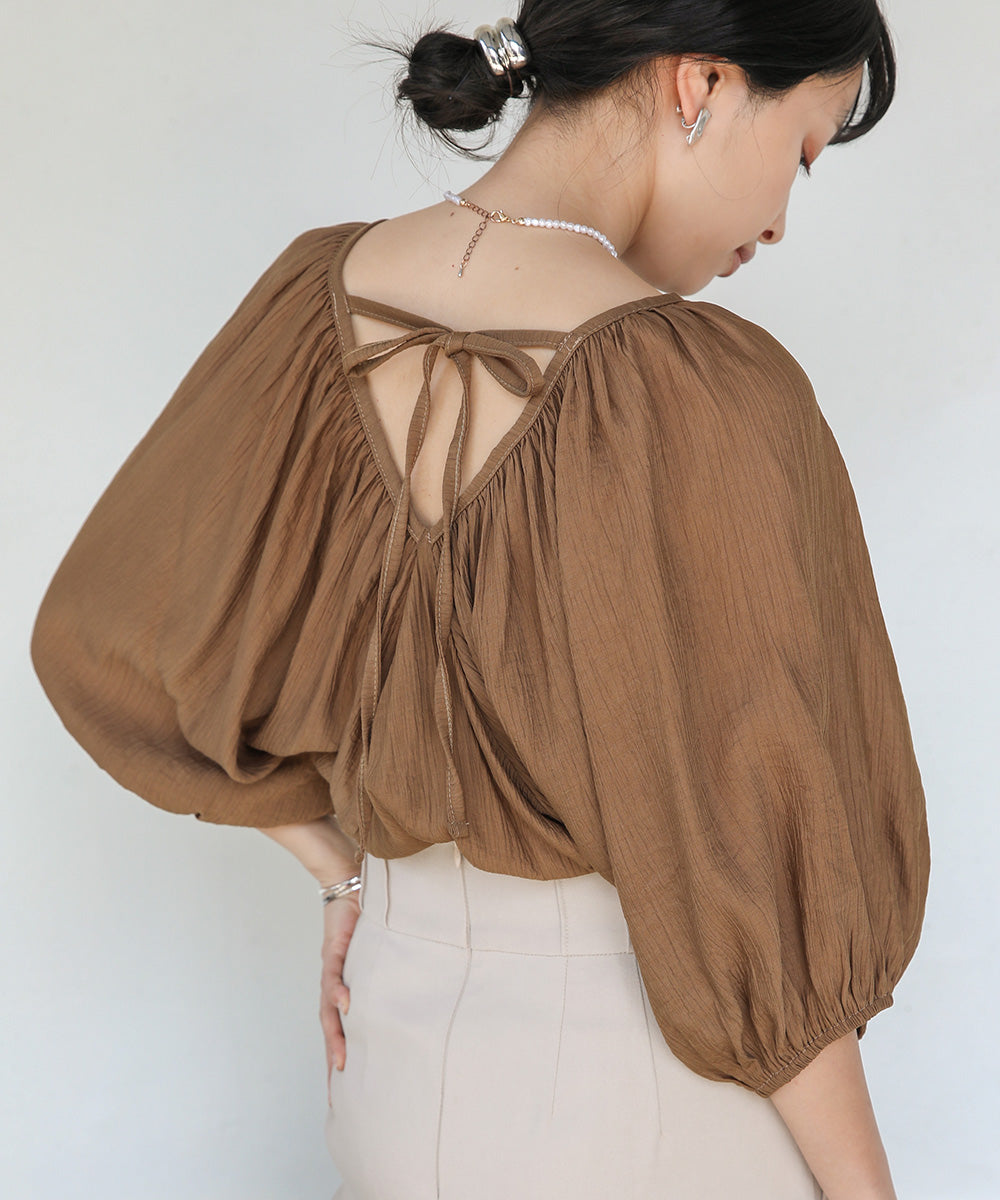 WRINKLED RUCHED TOPS