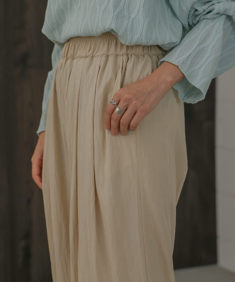 SEMI-WIDE NYLON PANTS