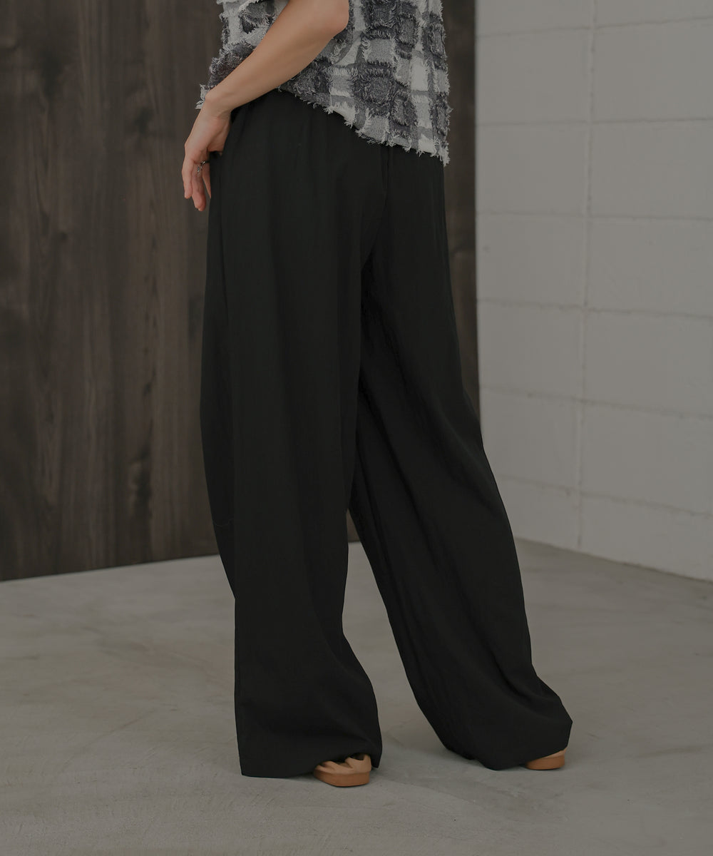 SEMI-WIDE NYLON PANTS