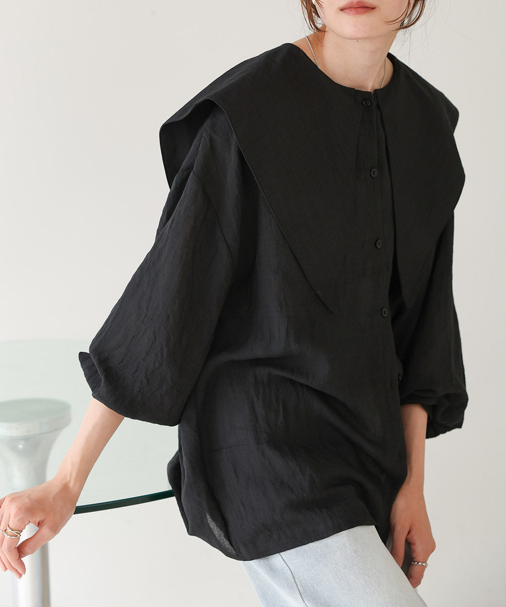 BIG SAILOR COLLAR BLOUSE