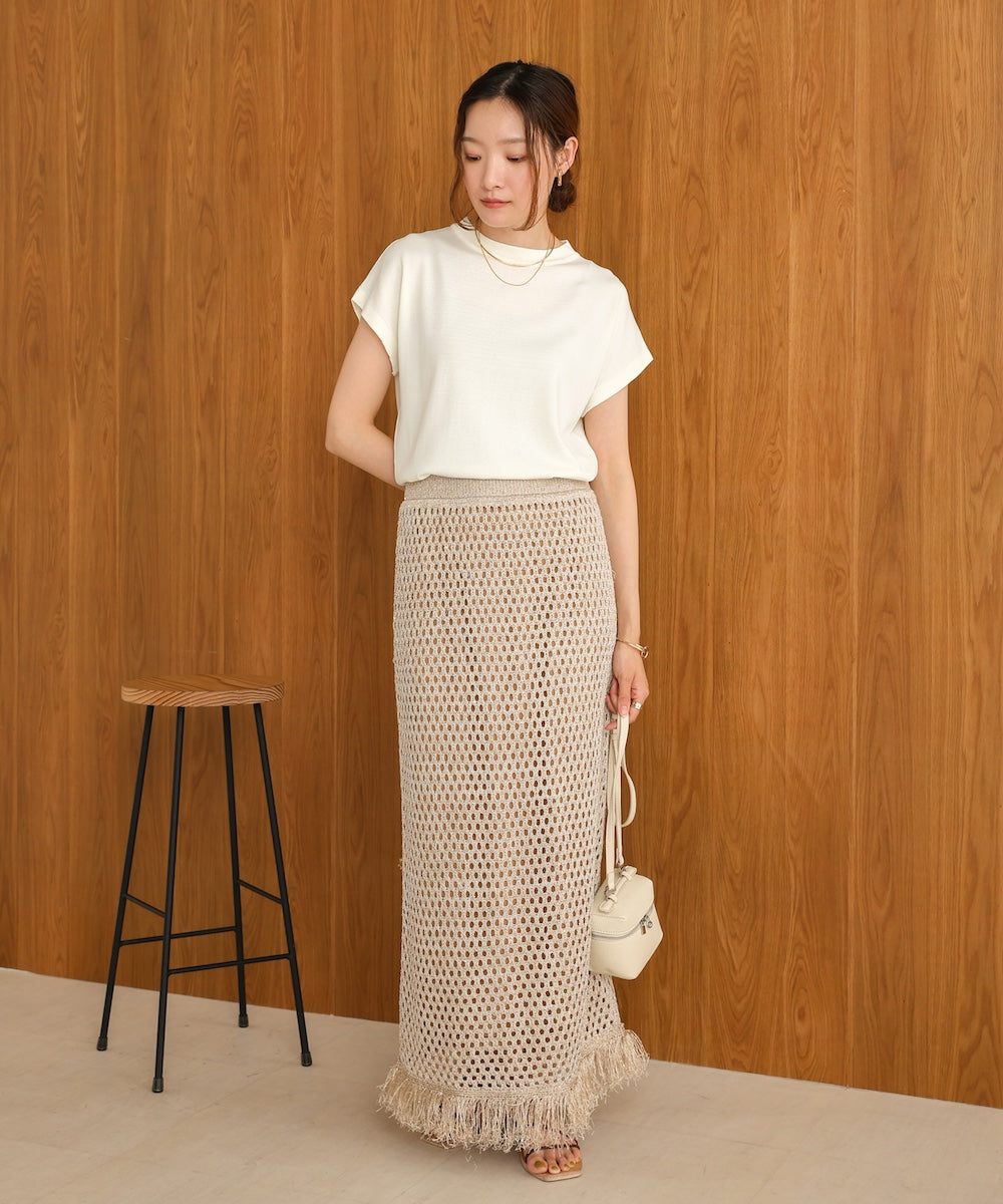 フレンチスリーブドライタッチトップス