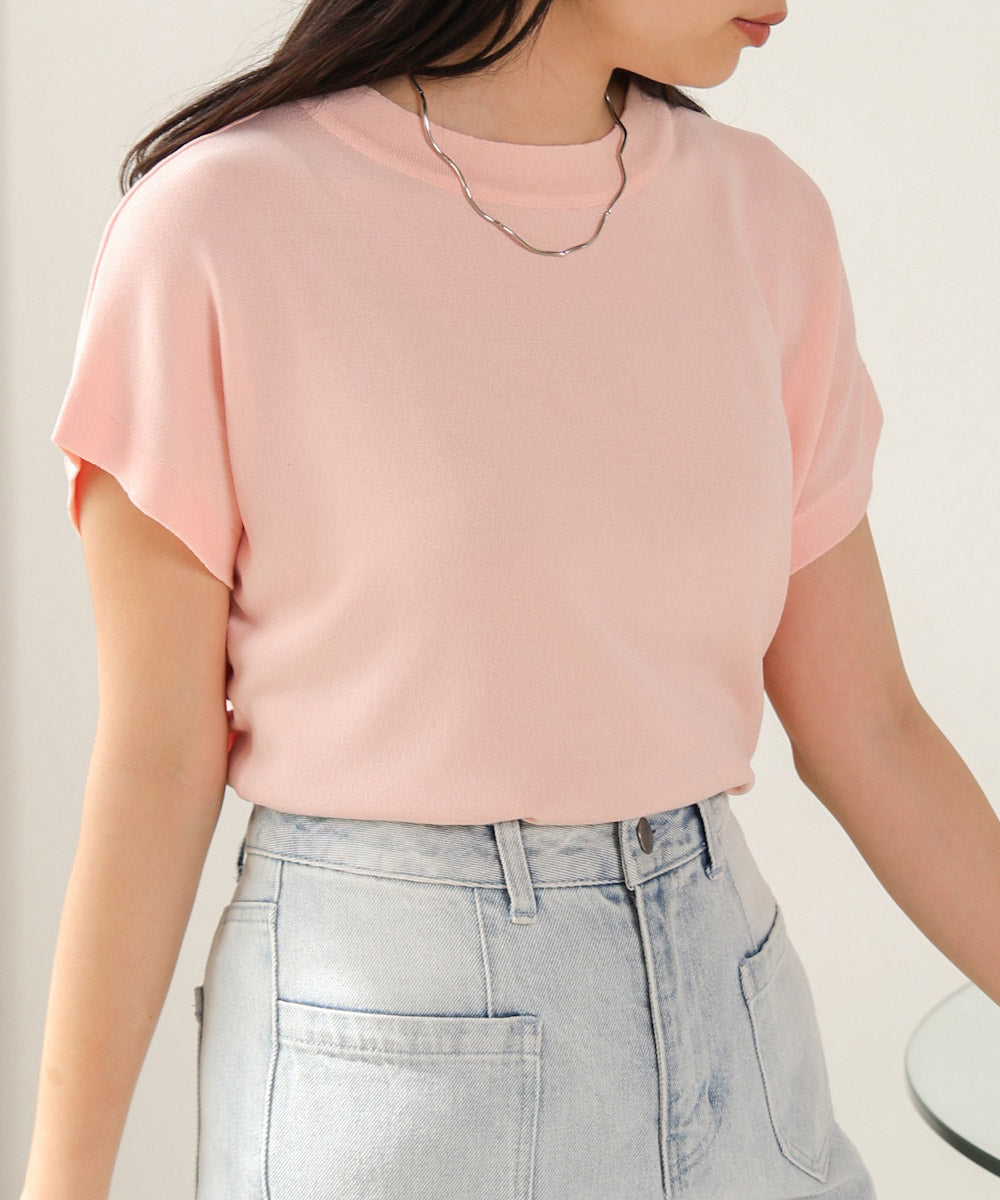 フレンチスリーブドライタッチトップス