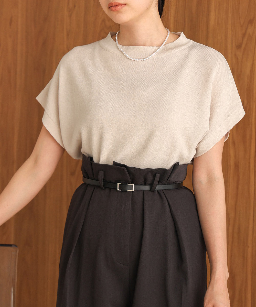 フレンチスリーブドライタッチトップス