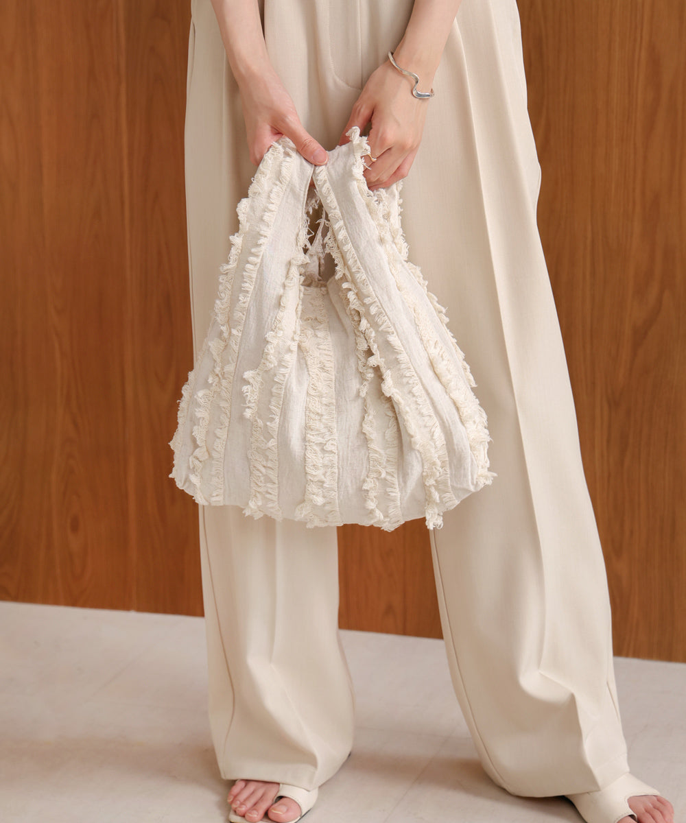 shaggy jacquard bag
