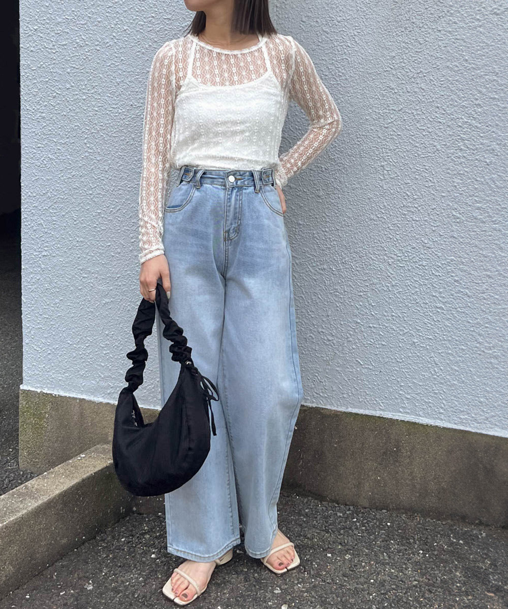 halter neck cami + lace tops