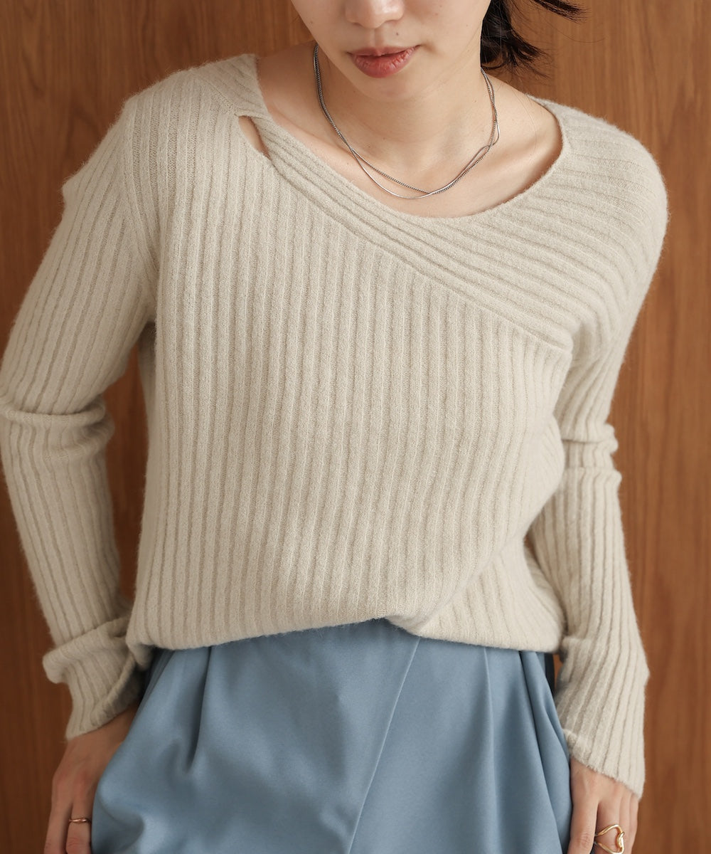 switching knit tops