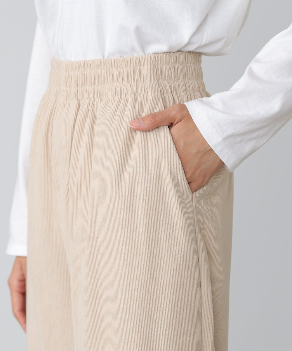 コーデュロイイージーパンツ