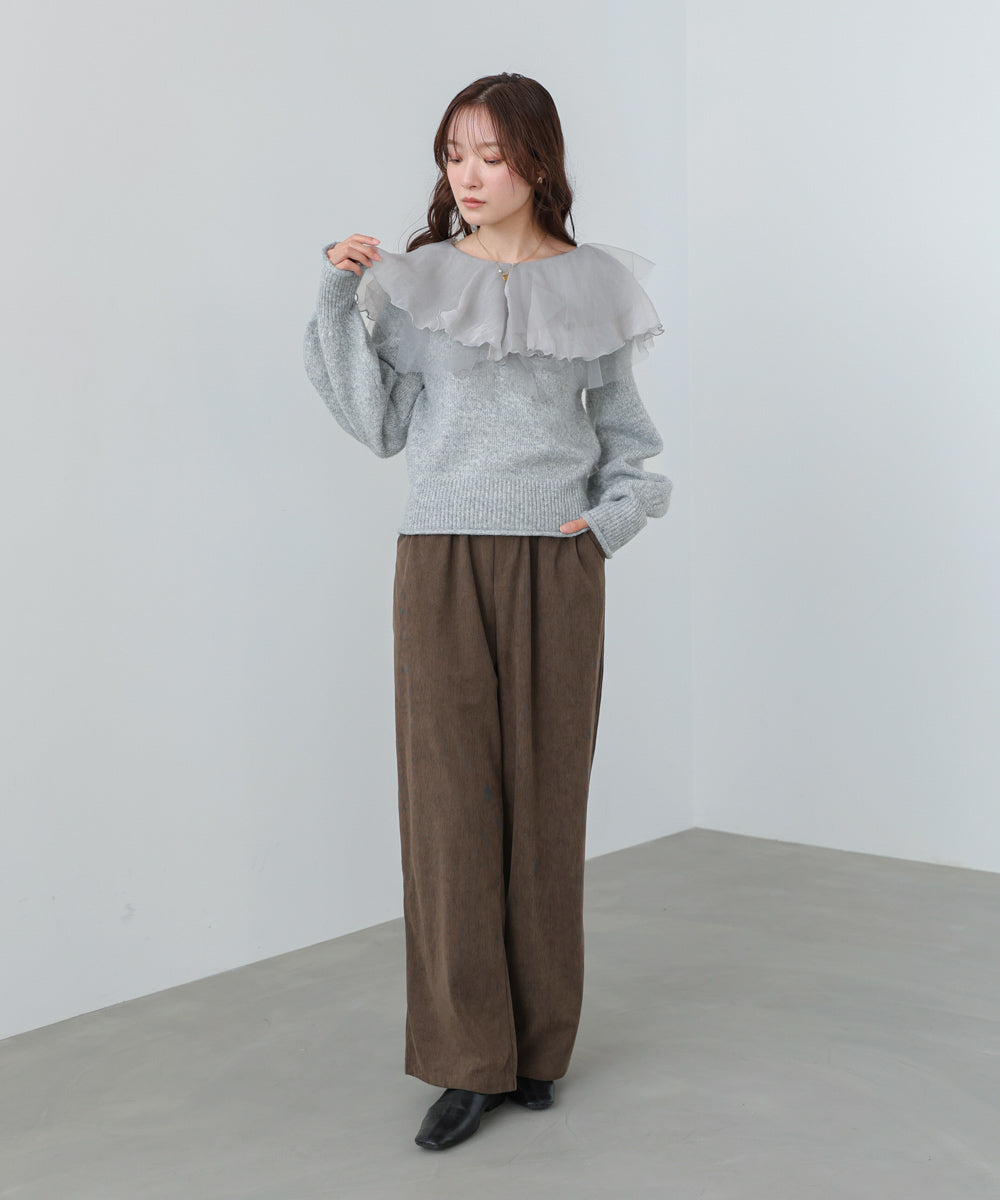 コーデュロイイージーパンツ