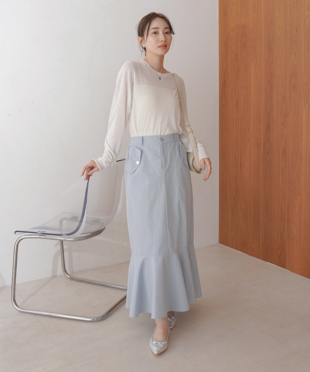マーメイドツイルスカート