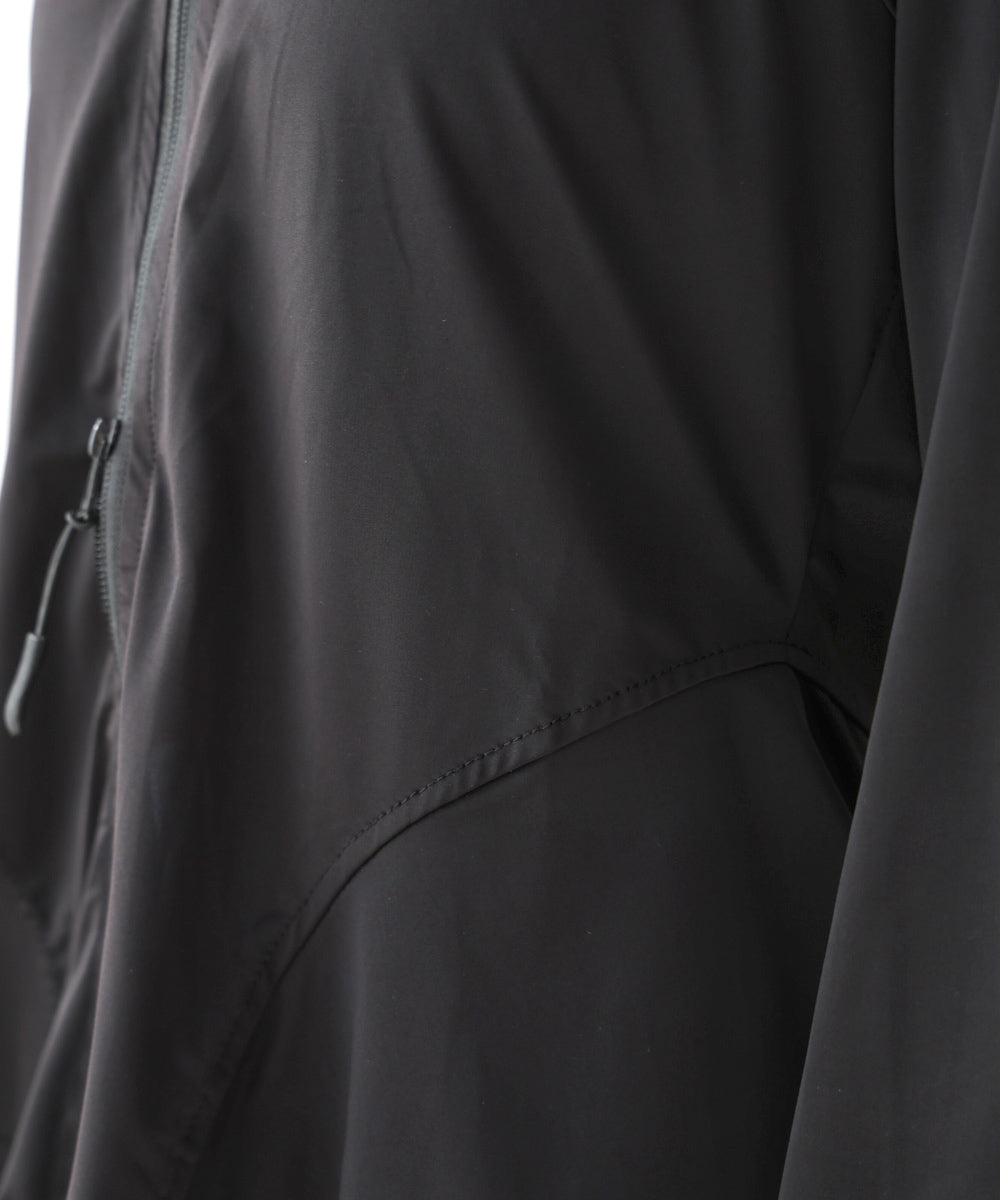ペプラムダブルZIPストレッチラッシュガードパーカー