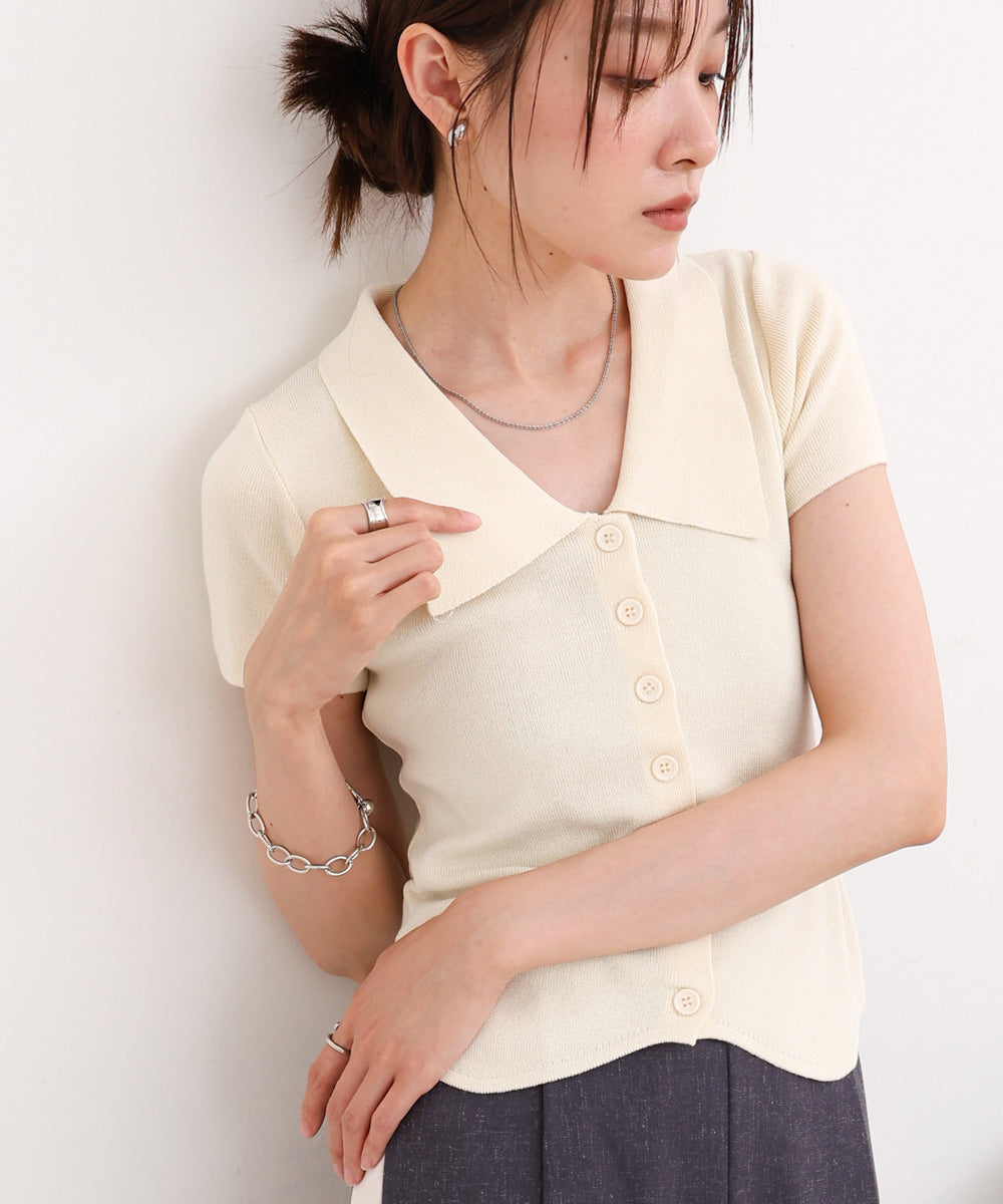 トップス 0659.nu メロー シアー カット トップス