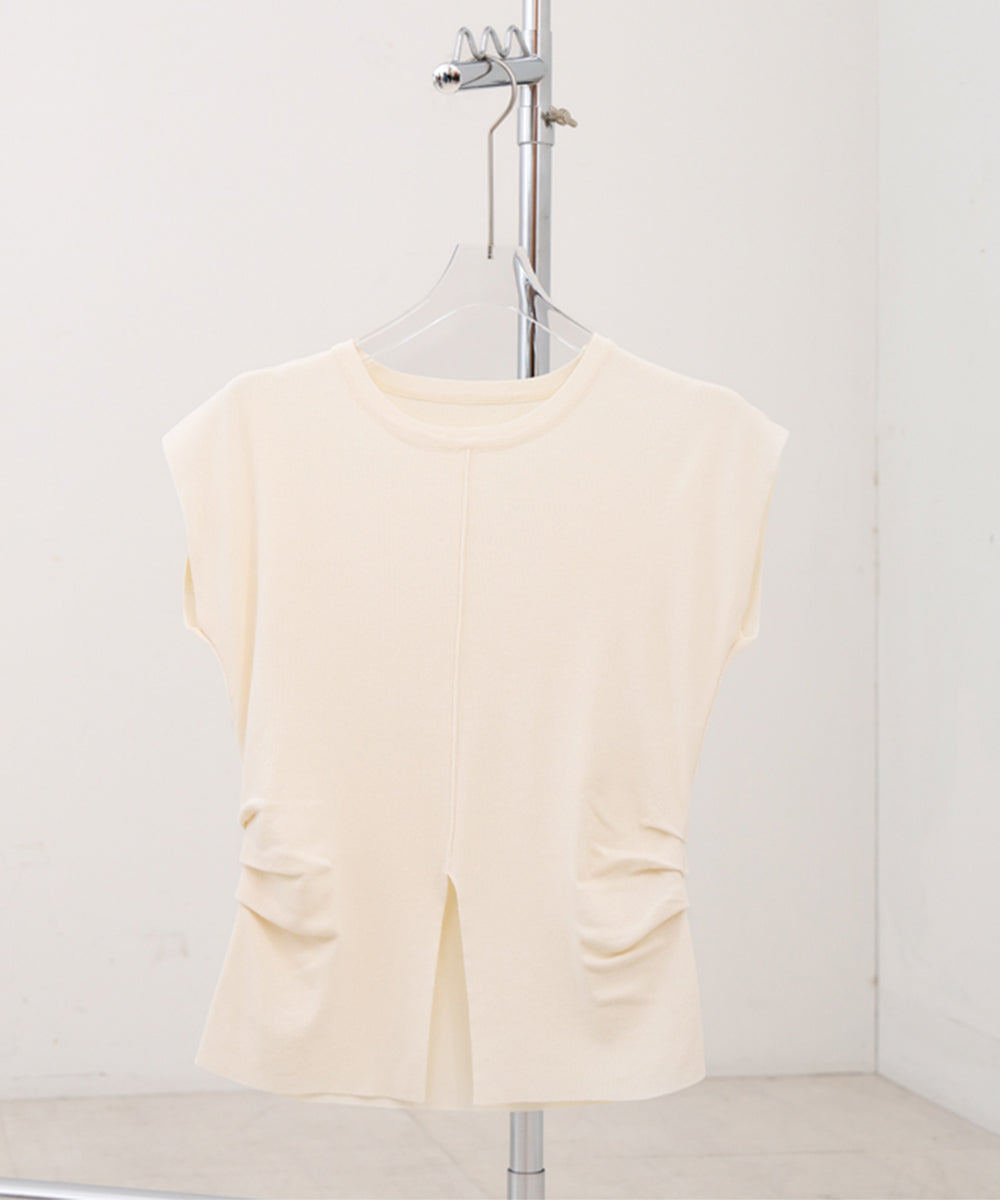 フロントスリット サマーニットTシャツ