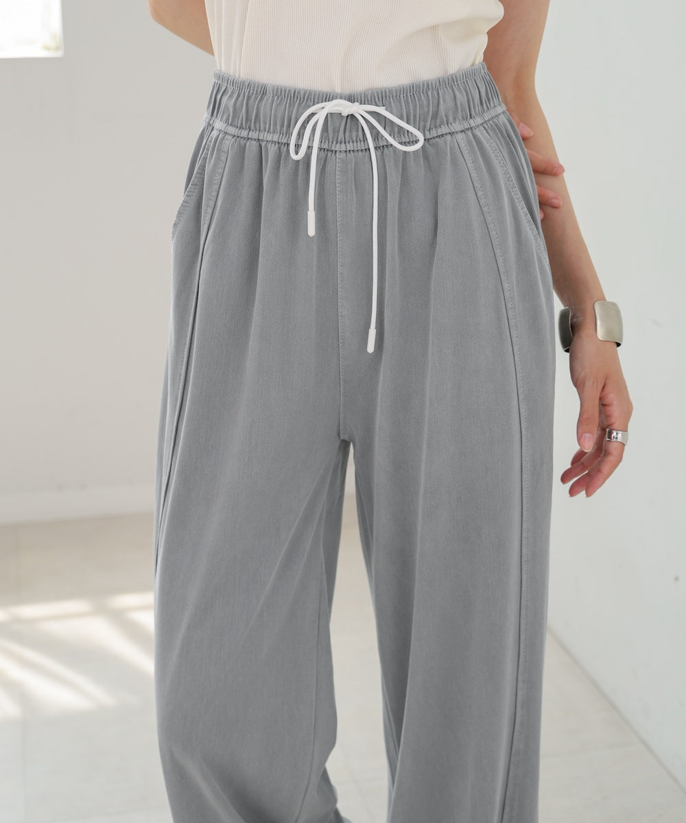 デニムリラックスパンツ