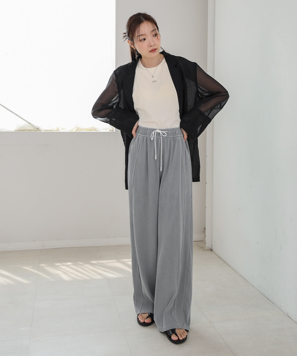 デニムリラックスパンツ