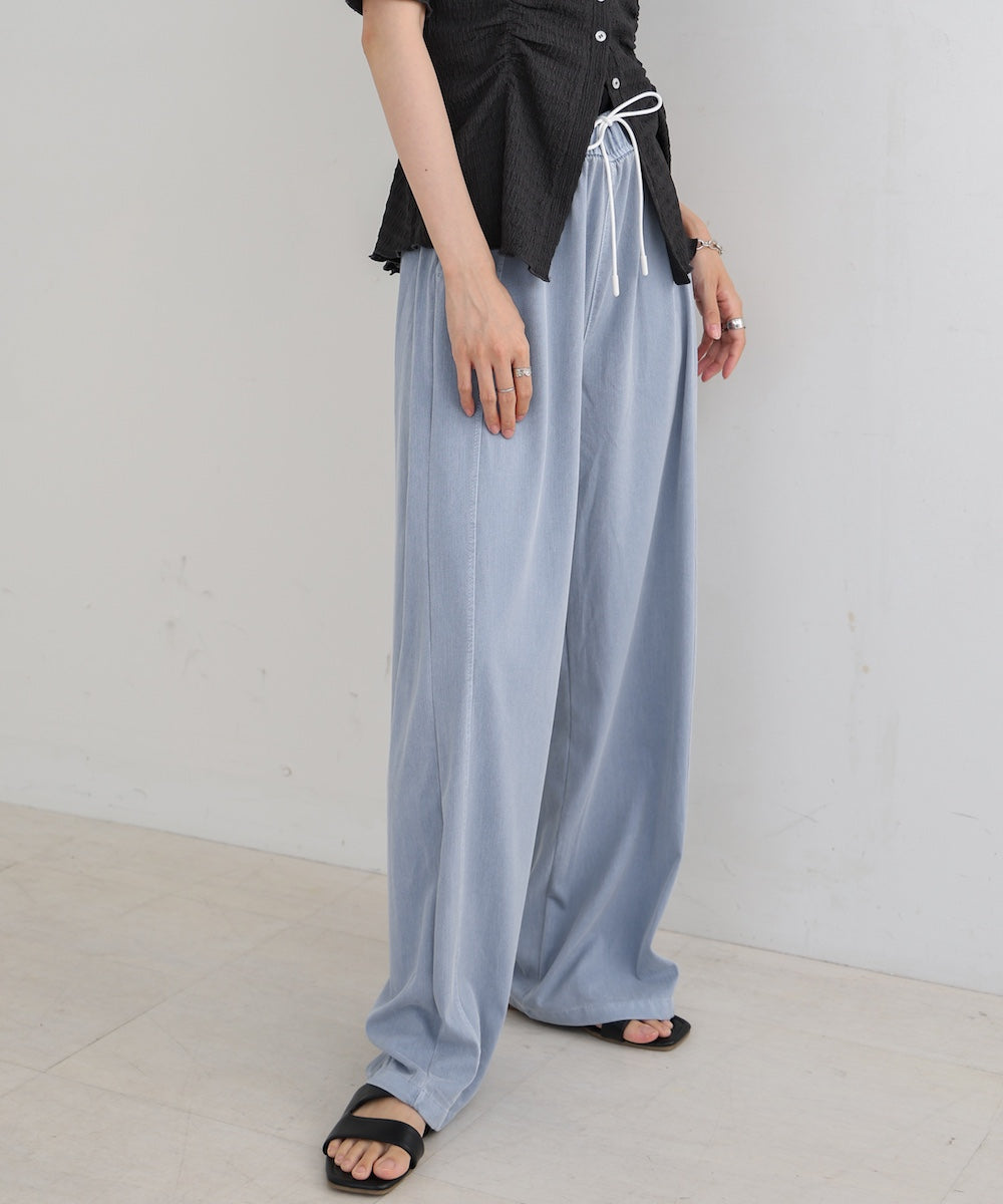 デニムリラックスパンツ