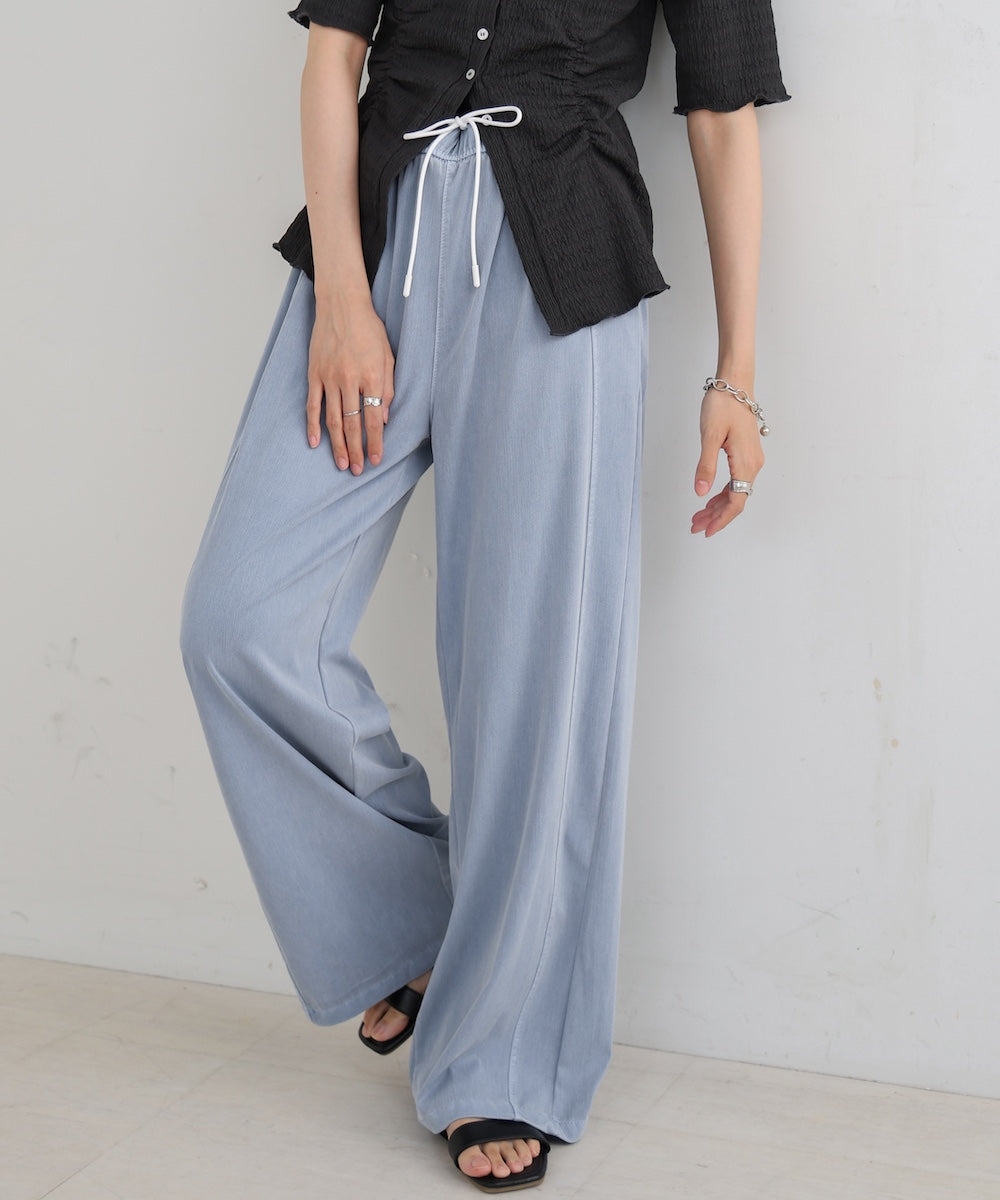 デニムリラックスパンツ