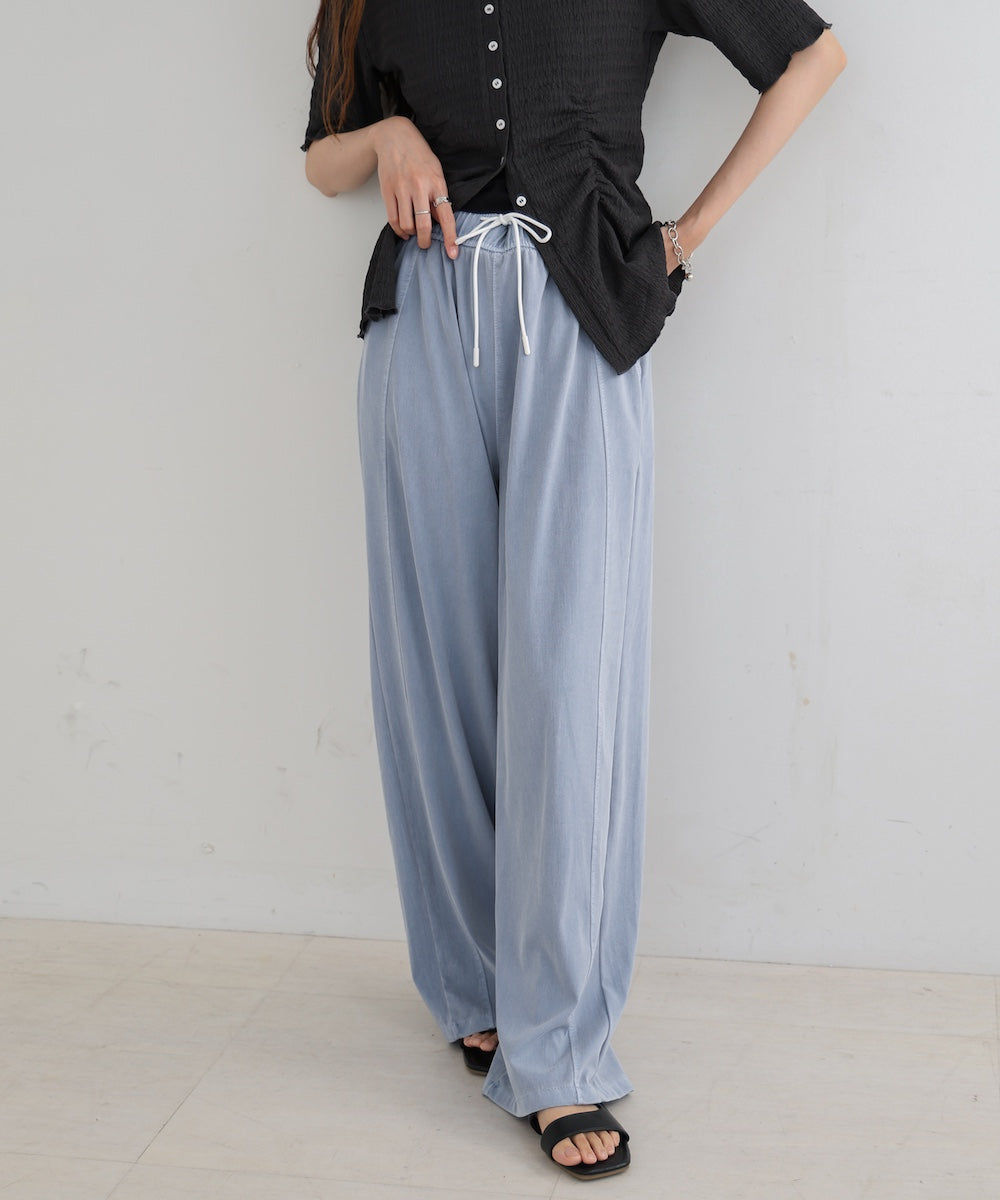 デニムリラックスパンツ