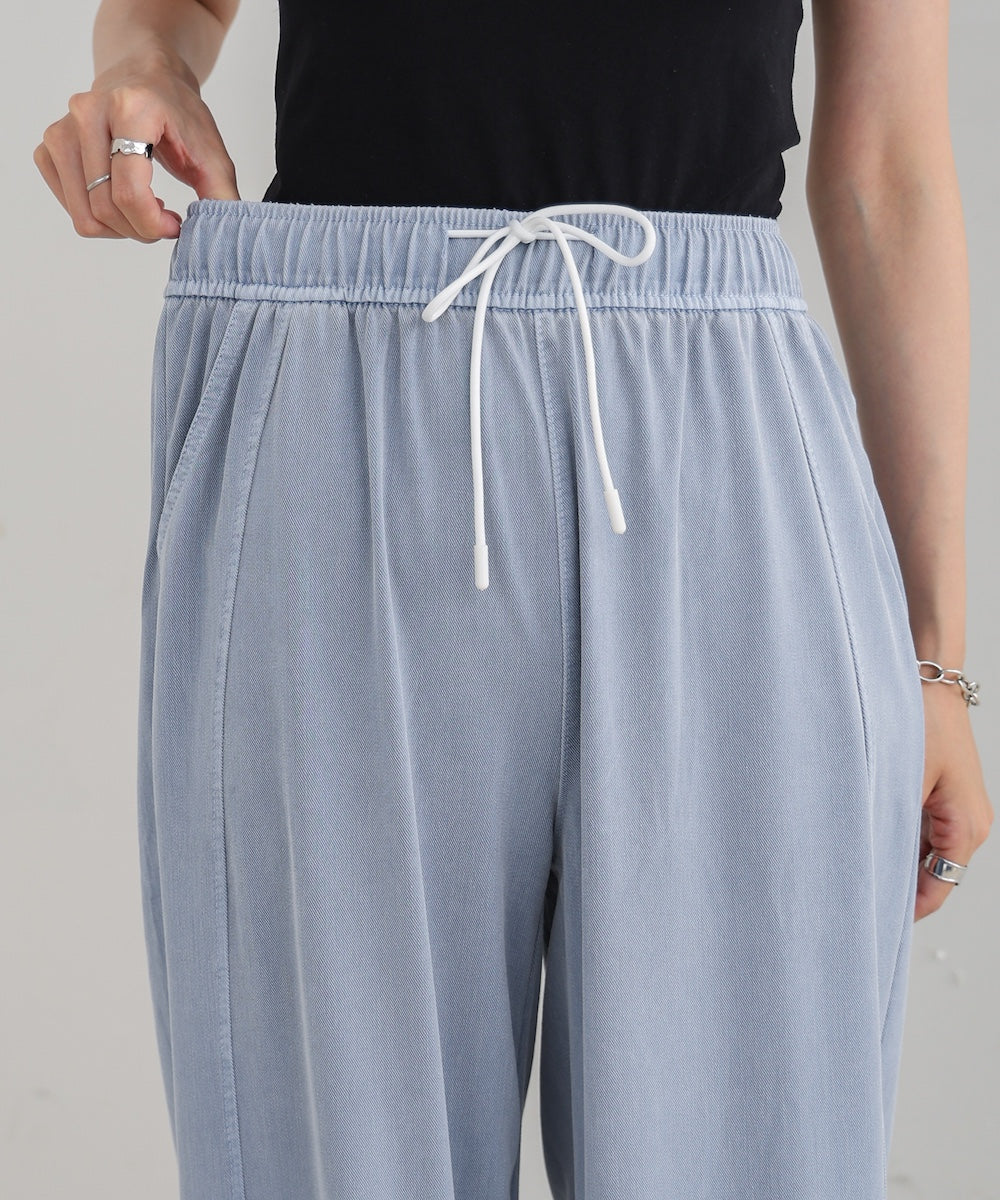 デニムリラックスパンツ