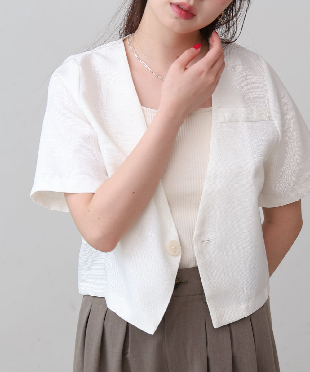 サマーツイードジャケット