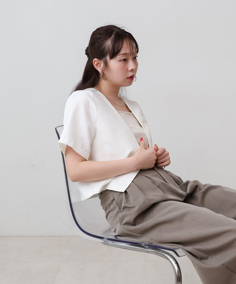 サマーツイードジャケット