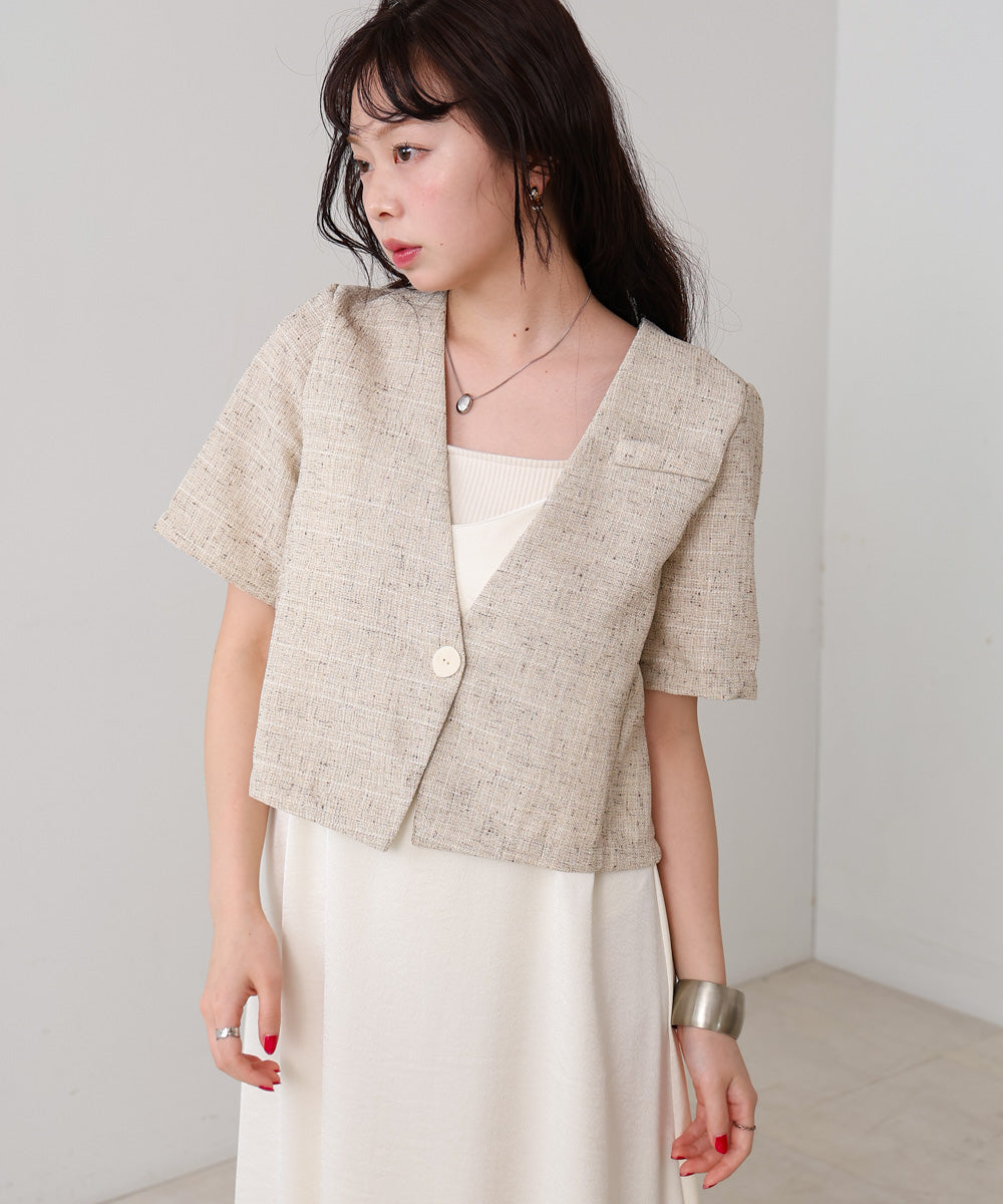 サマーツイードジャケット