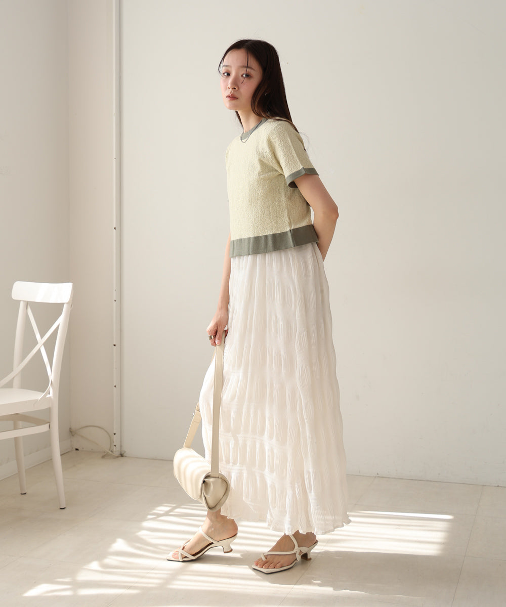 リンガーニットTシャツ