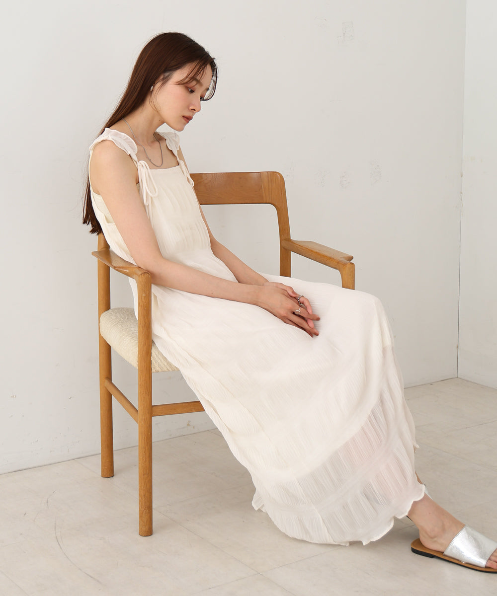 リボンプリーツワンピース