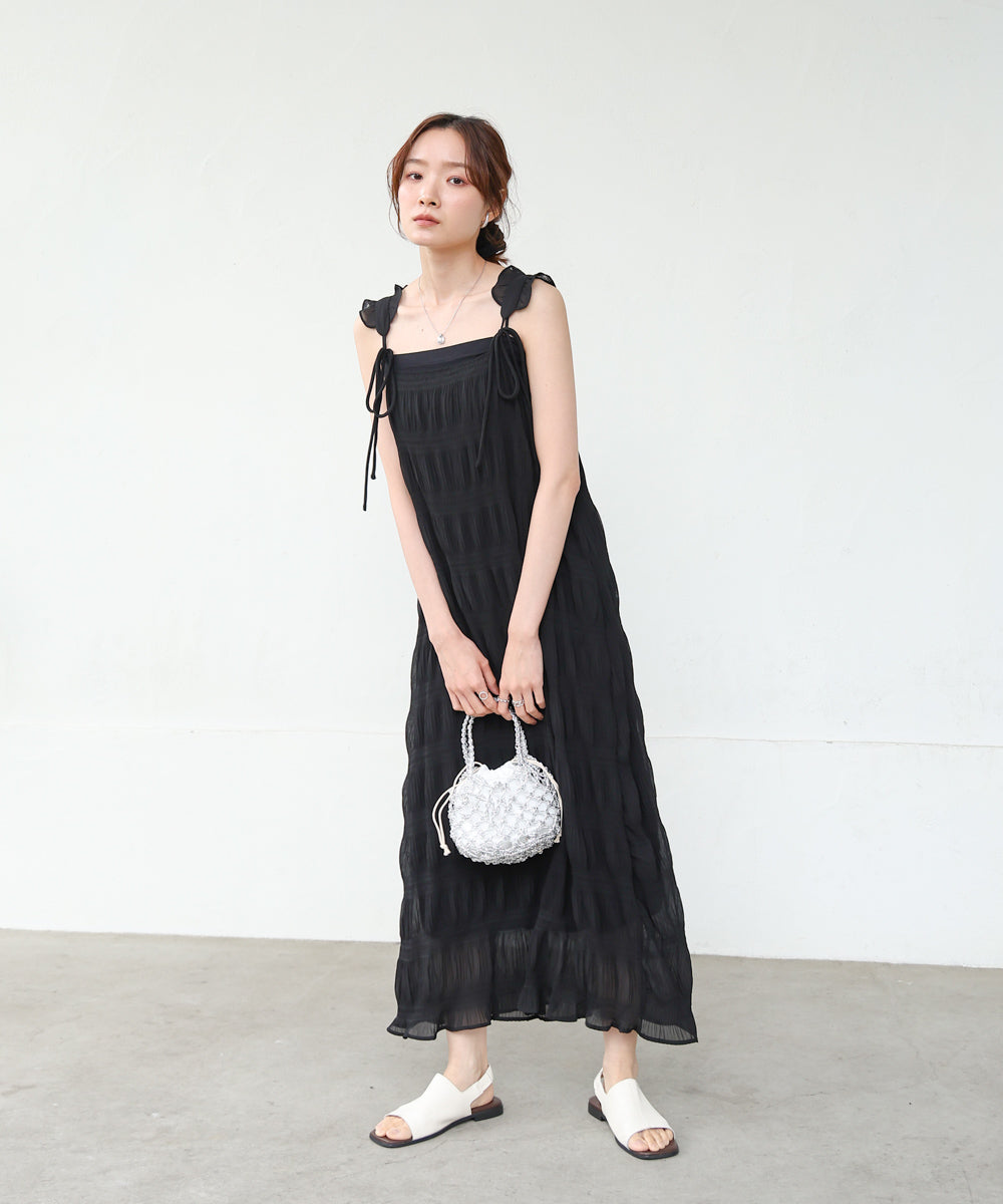 リボンプリーツワンピース