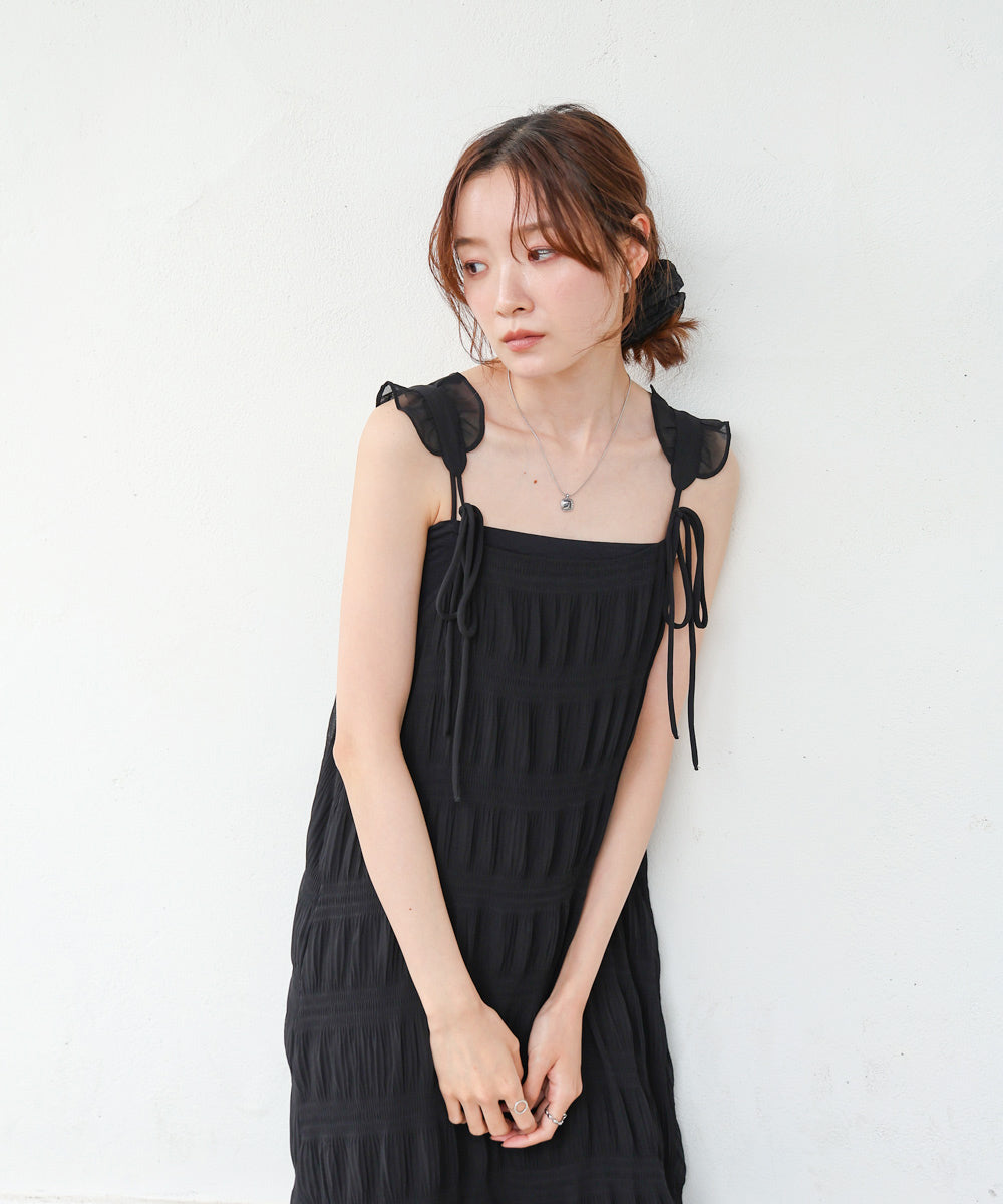 リボンプリーツワンピース