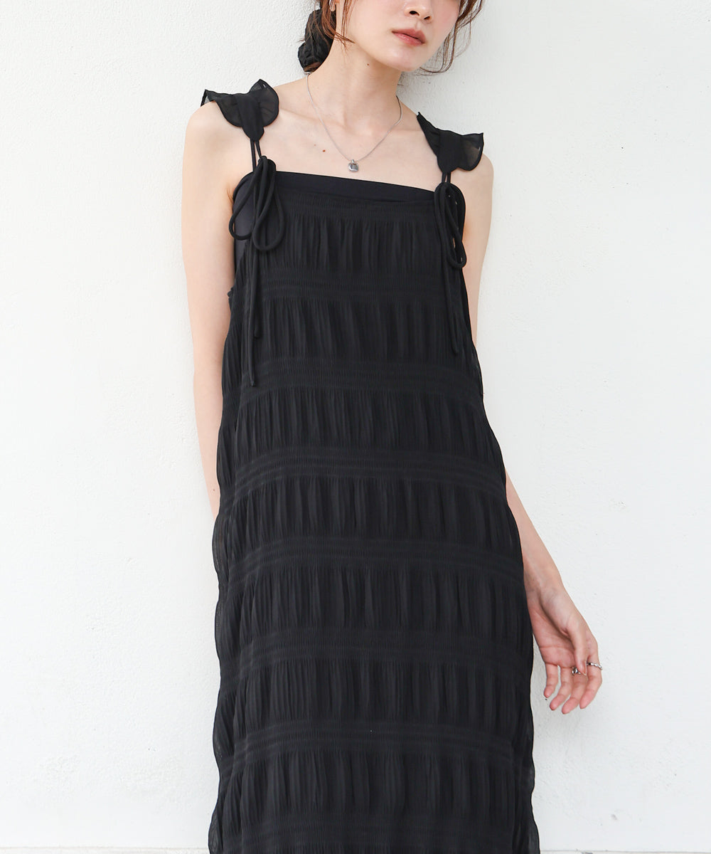 リボンプリーツワンピース