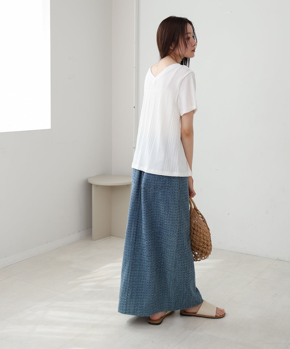 レイヤード風2WAYトップス