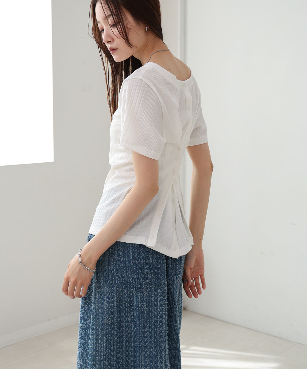 レイヤード風2WAYトップス