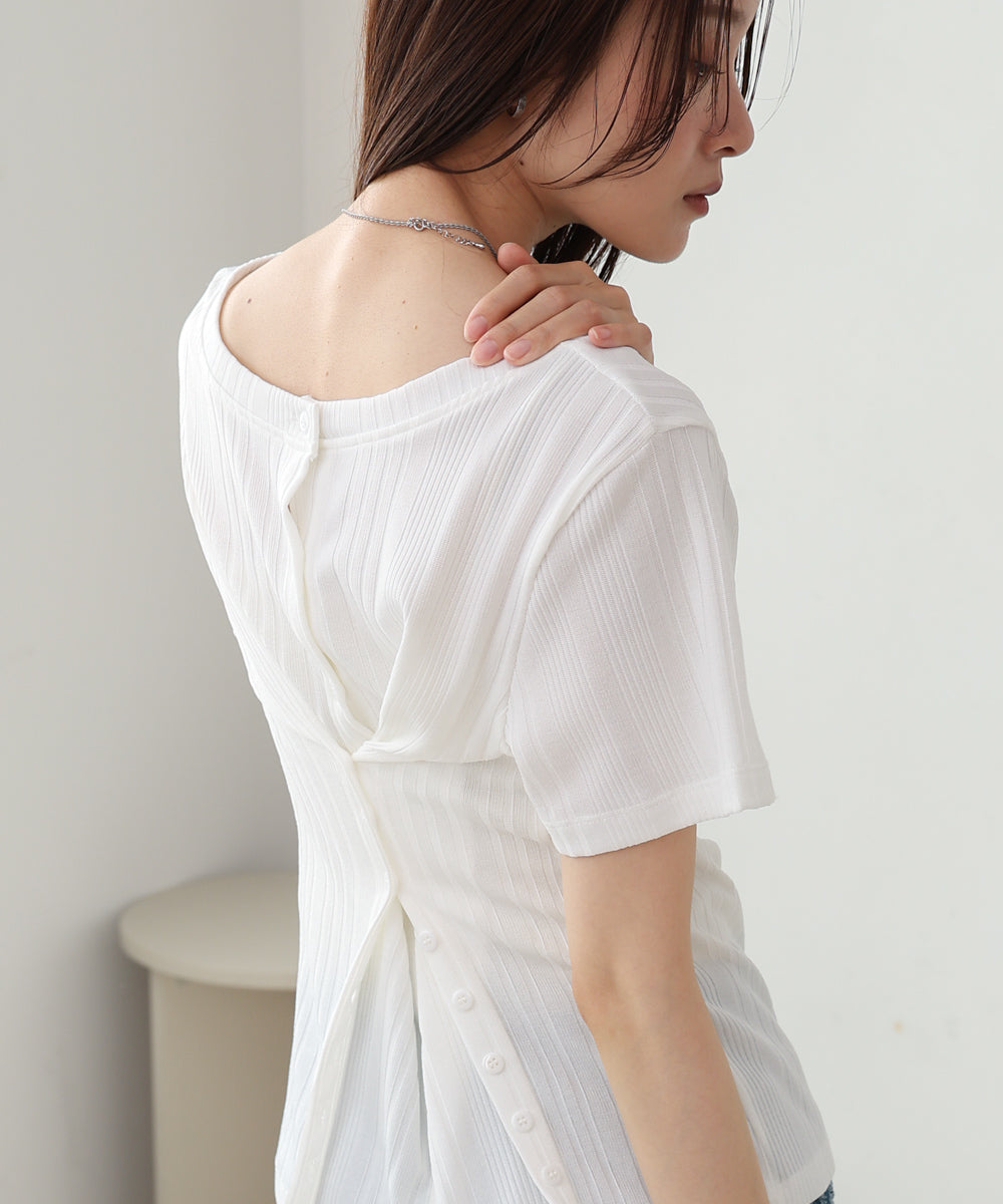 レイヤード風2WAYトップス