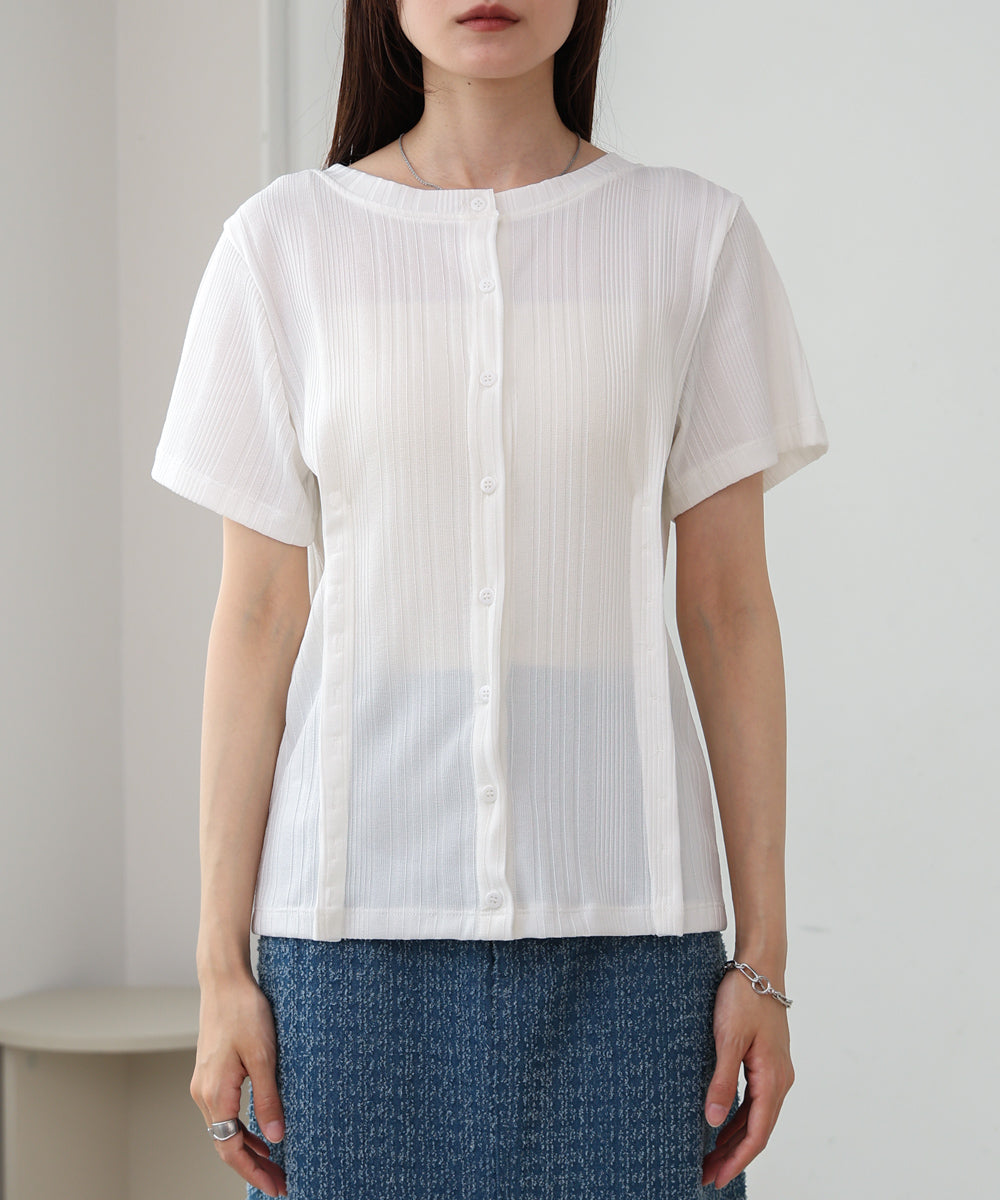 レイヤード風2WAYトップス