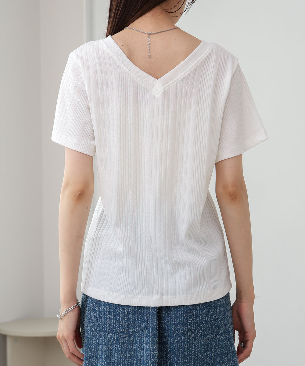 レイヤード風2WAYトップス