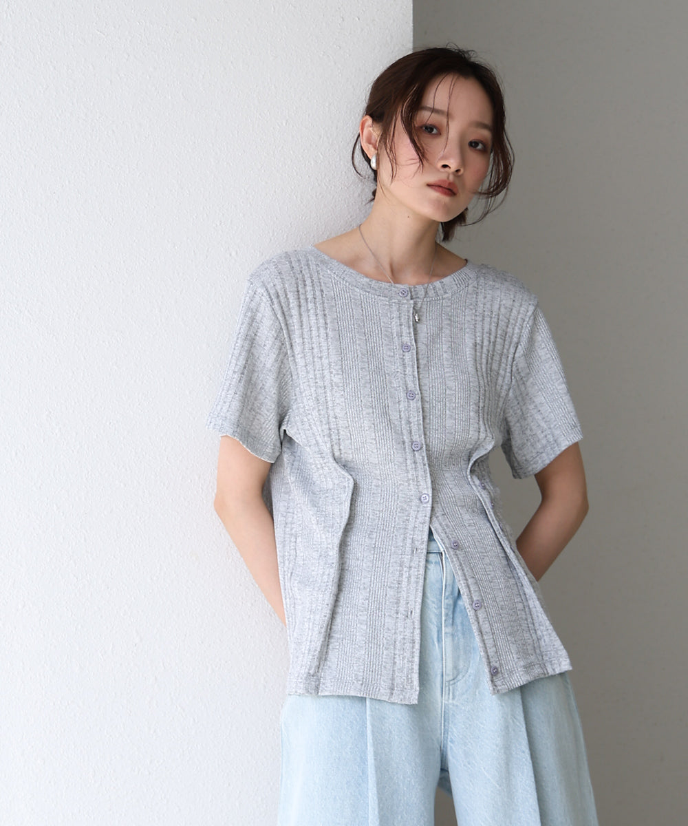 レイヤード風2WAYトップス