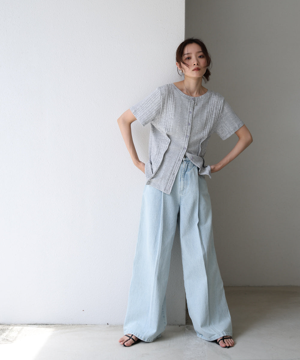 レイヤード風2WAYトップス