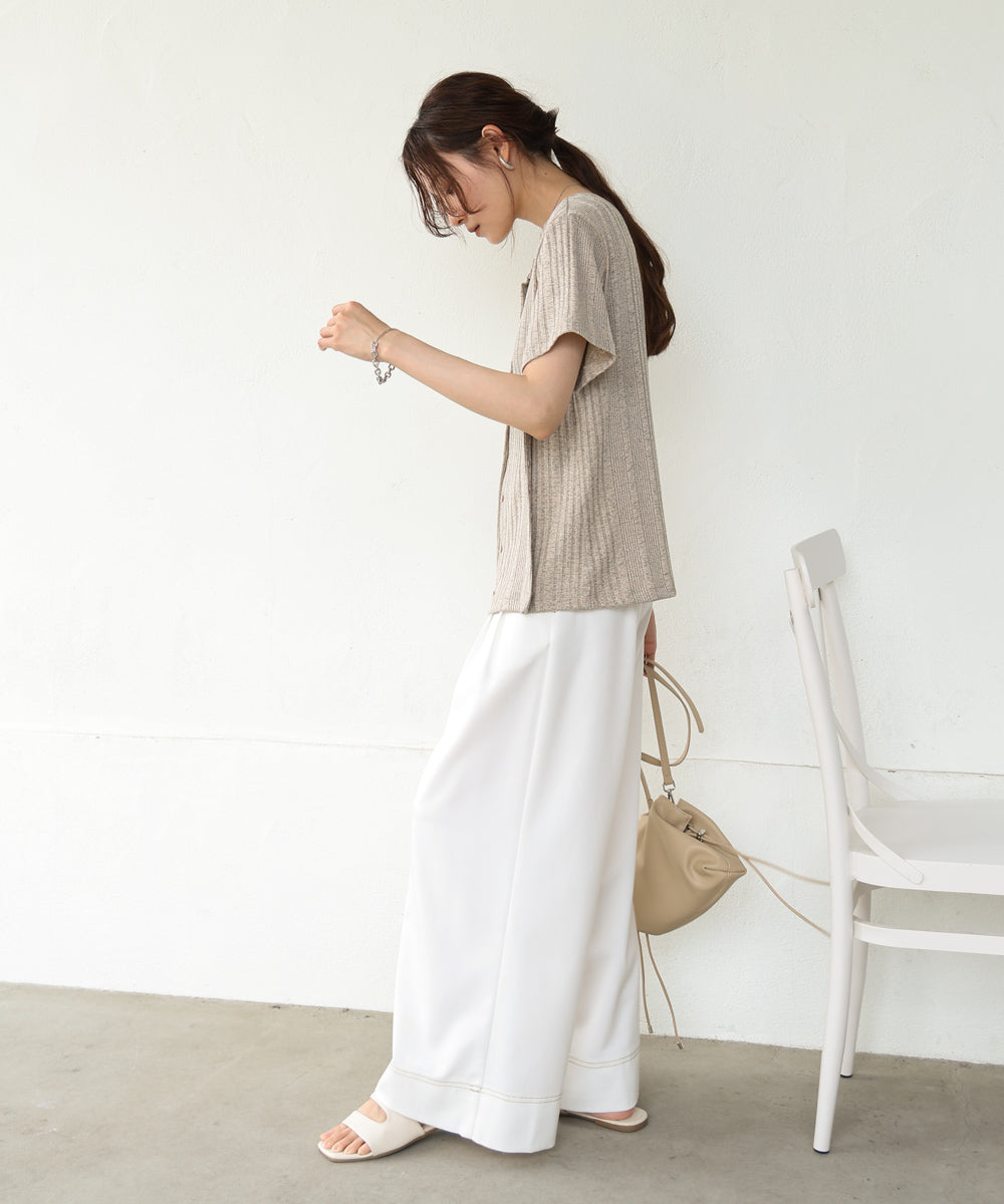 レイヤード風2WAYトップス