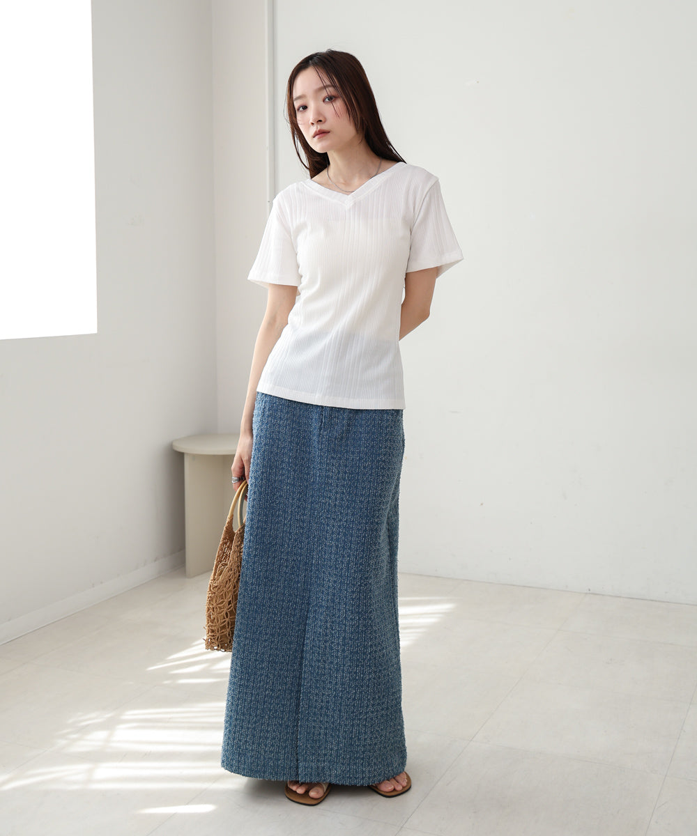 レイヤード風2WAYトップス