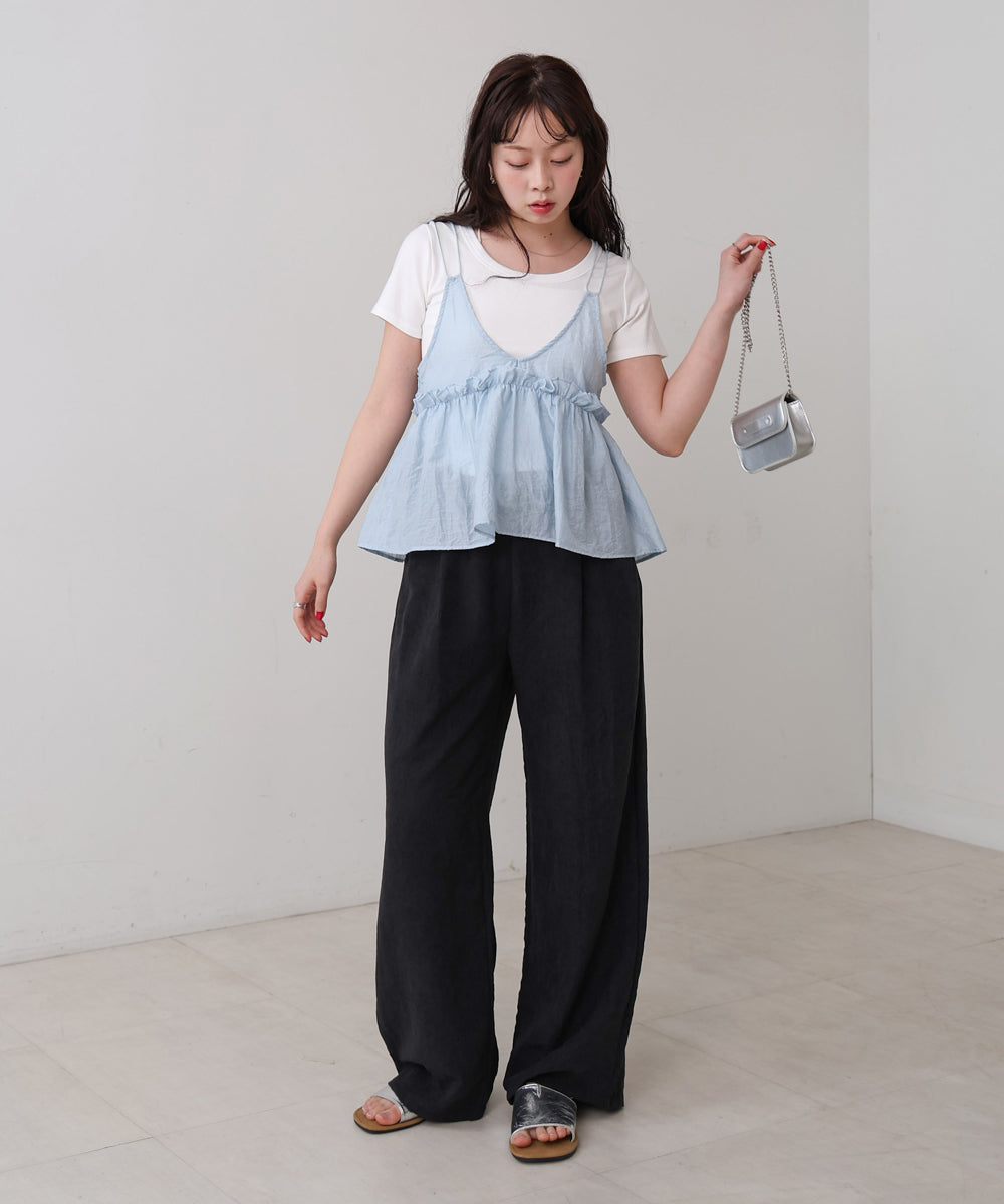 ラウンドヘムベーシックTシャツ