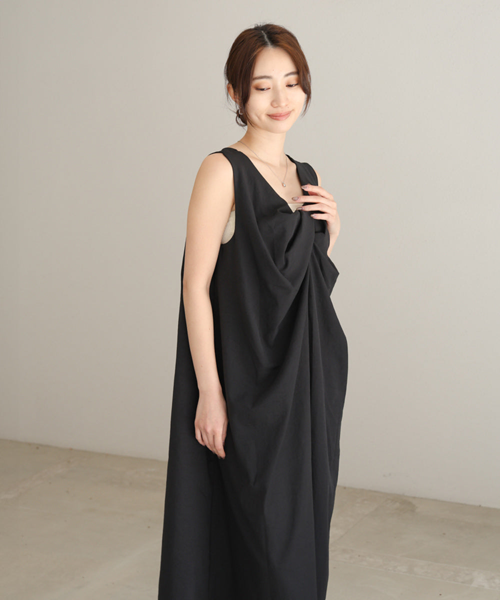 フロントねじりワンピース