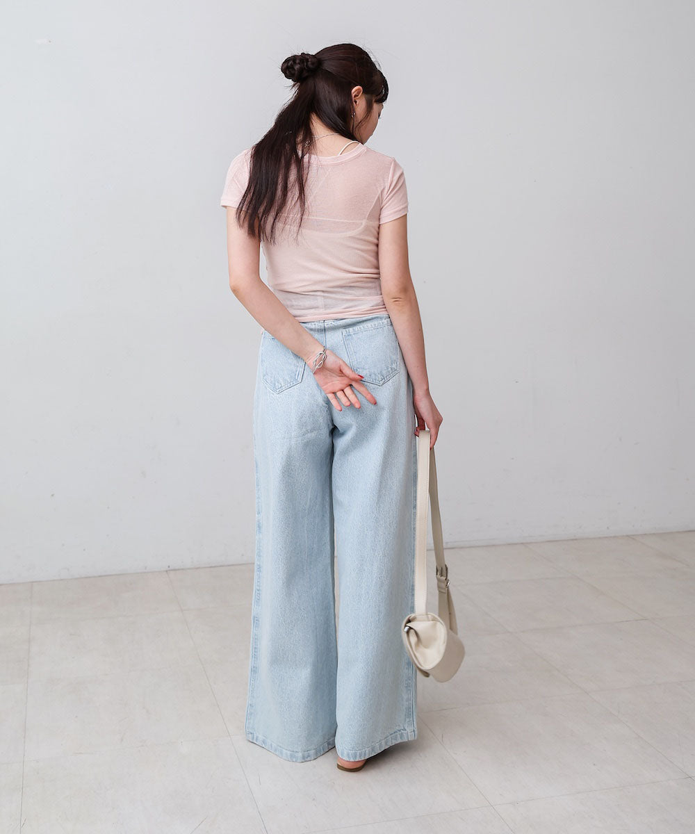 ドレープニットトップス