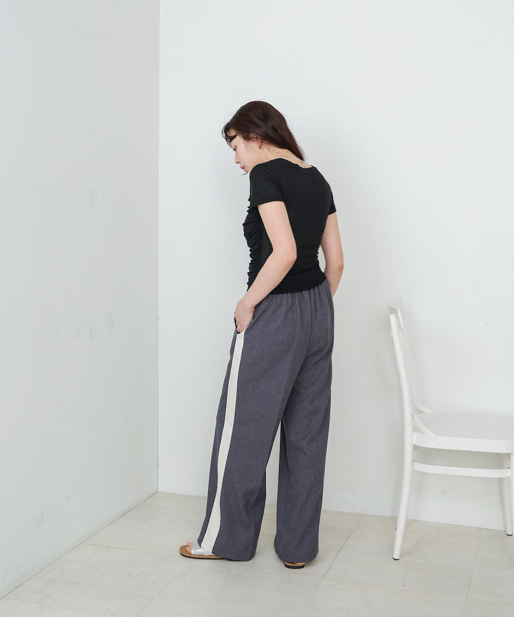 ドレープニットトップス