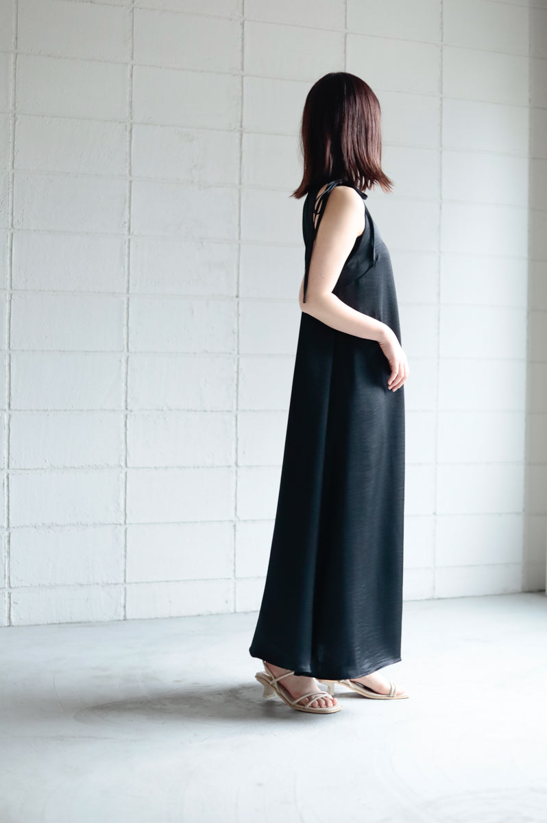 リボンサテンキャミワンピース