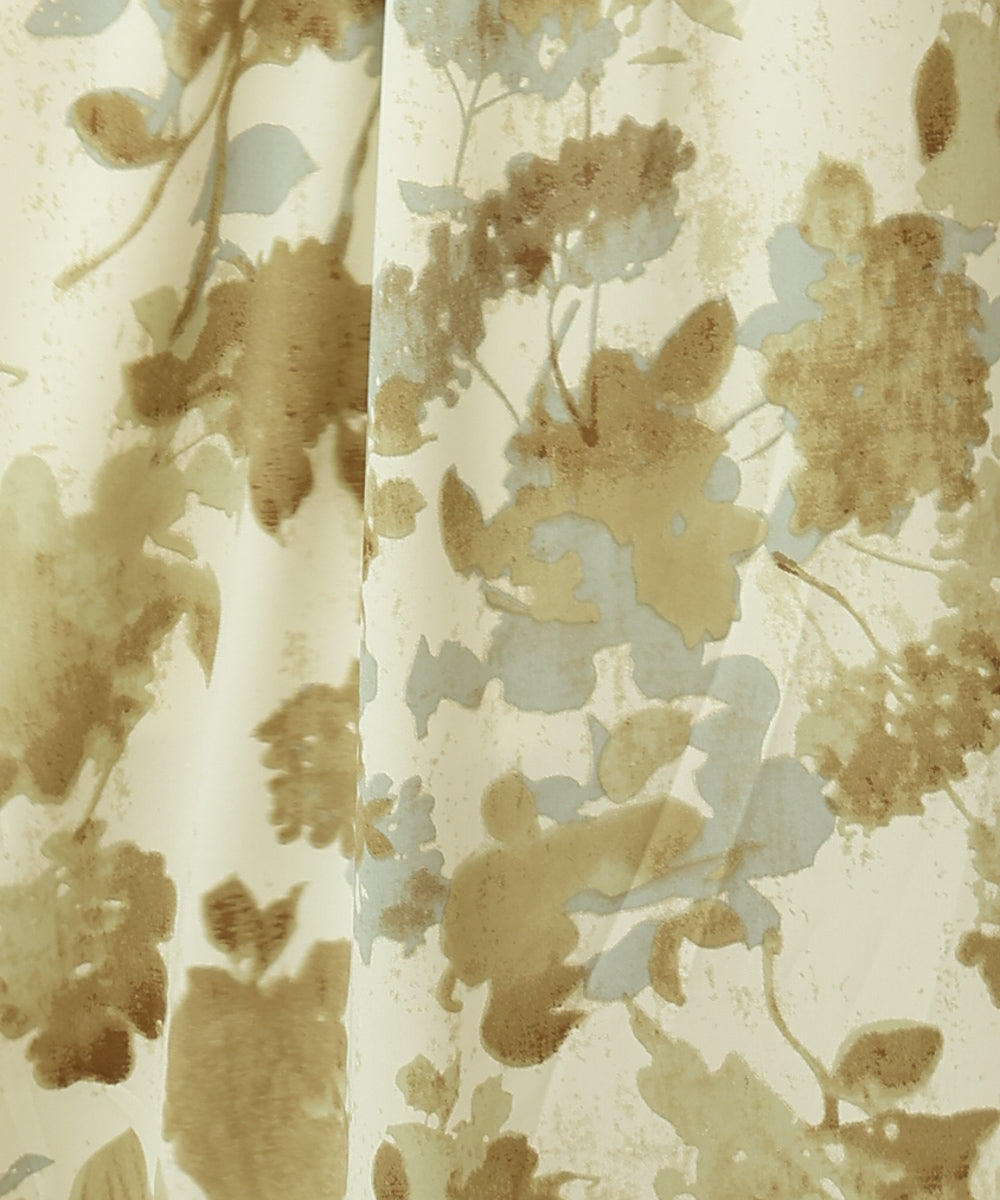 アートフラワー柄キャミワンピース