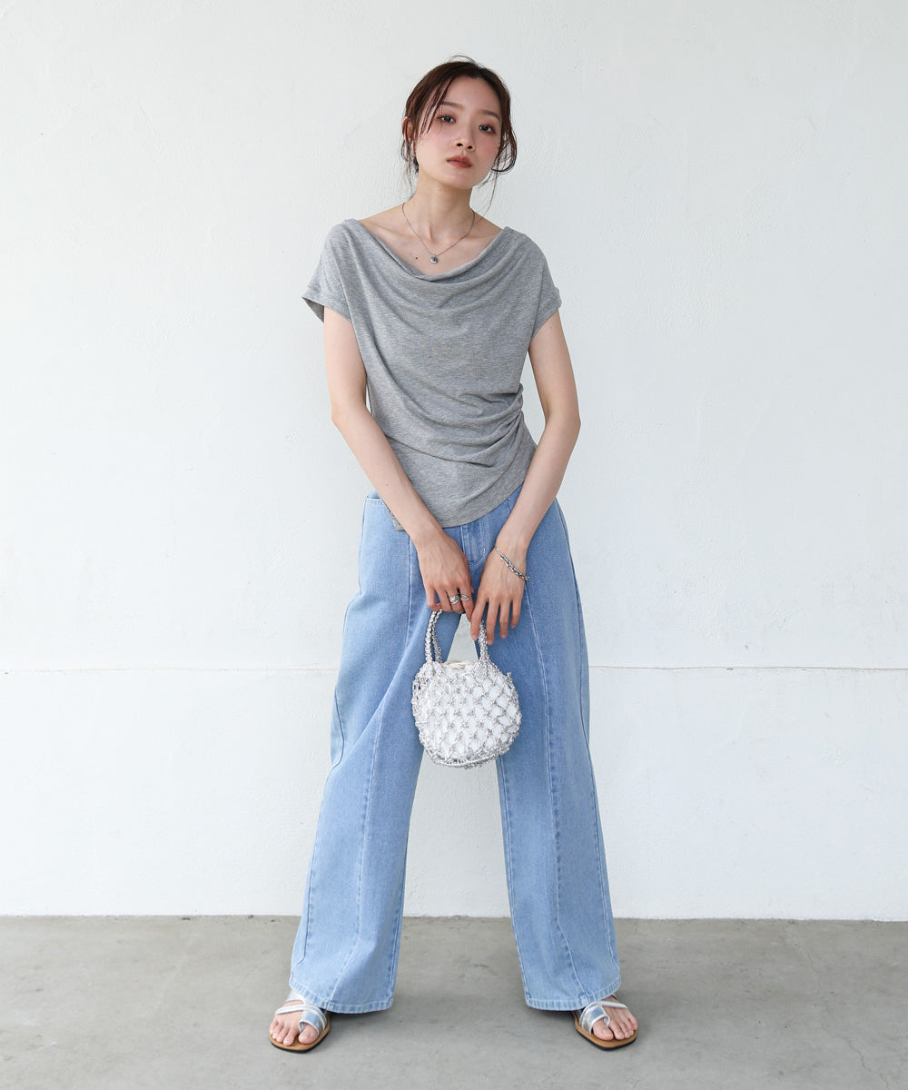 ドレープコンパクトトップス